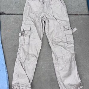 Kids Gray/Beige Cargo Pants